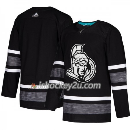 Mænd NHL Ottawa Senators Trøje Blank Sort 2019 All-Star Adidas Authentic